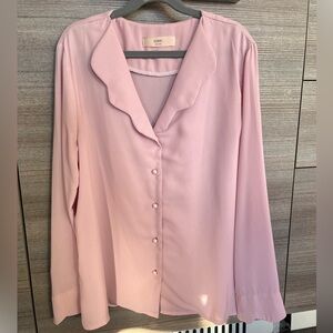 KERRI Korean Pink Blouse - XS